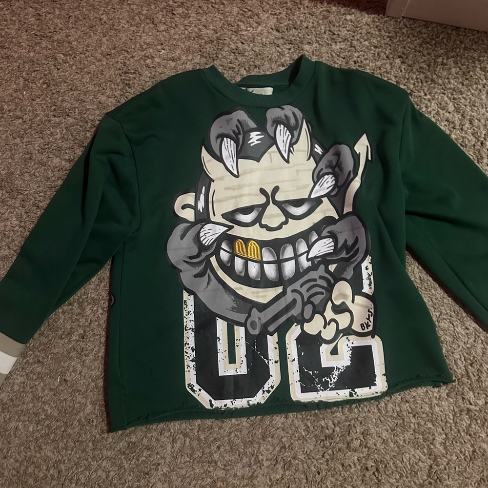 Green Graphic mens Shirt